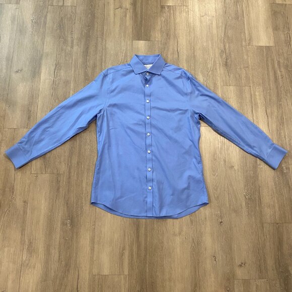 Charles Tyrwhitt Non-Iron Twill Dress Shirt Extra Slim Fit (16/33 inches) - Picture 3 of 8